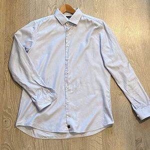 Strellson Men’s Dress Shirt - Neck 16 - Light Blue